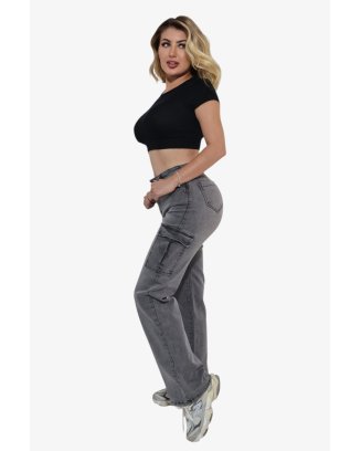CARGO ANCHO GRIS-ACERO