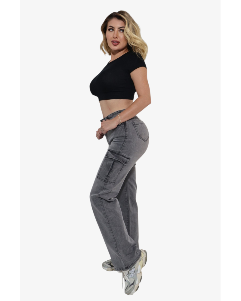 CARGO ANCHO GRIS-ACERO
